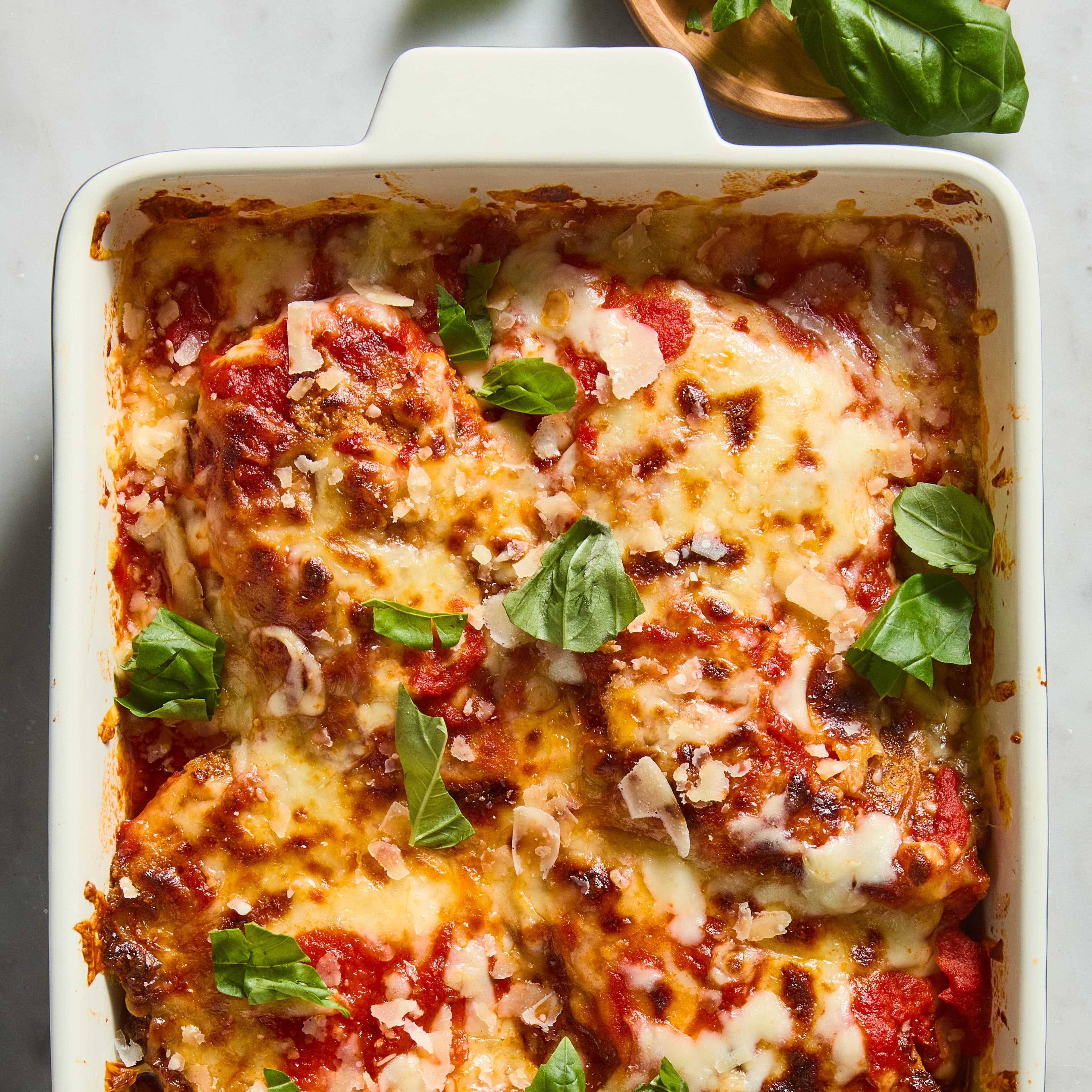 Keto vištiena su parmezanu